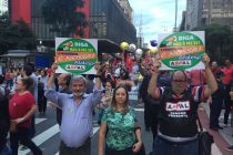 Aspal e Afalesp na Paulista contra a Reforma da Previdência