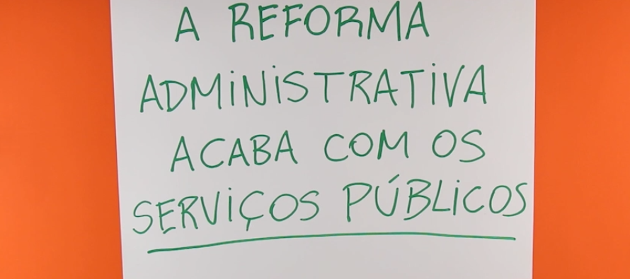 Mensagem da Aspal e da Frente Parlamentar Mista do Serviço Público contra a Reforma Administrativa.