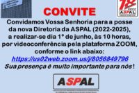 ASPAL está convidando você para uma reunião Zoom agendada. 1 jun. 2022 10:00 da manhã São Paulo