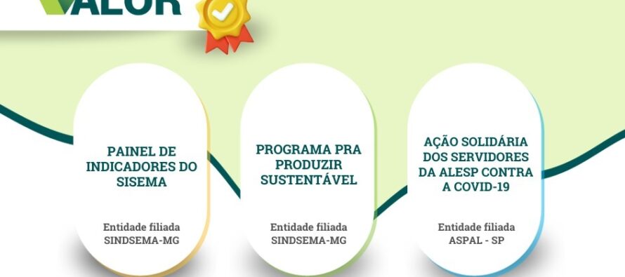Finalistas do I Prêmio Servidor e Servidora de Valor